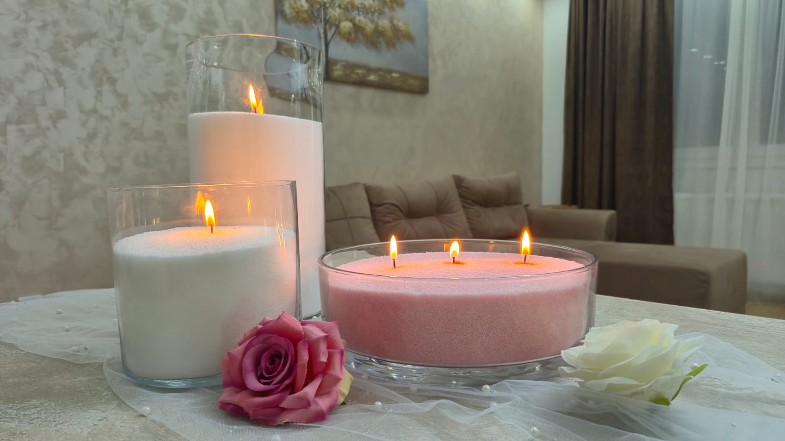 pescane svece u boji sa mirisom u prodaji 