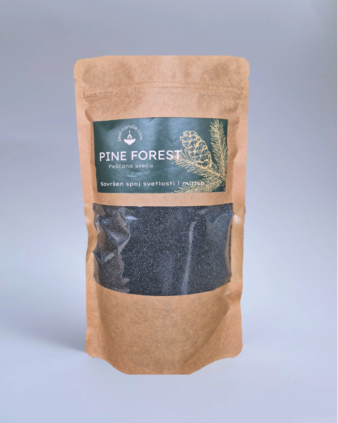 Kokos činija sa peščanom mirisnom svećom 600g