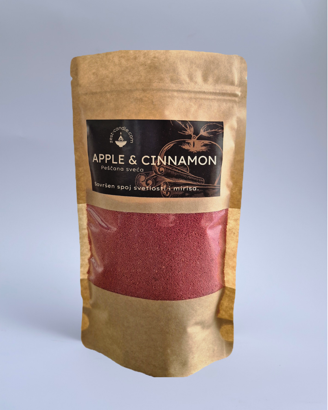 Kokos činija sa peščanom mirisnom svećom 600g